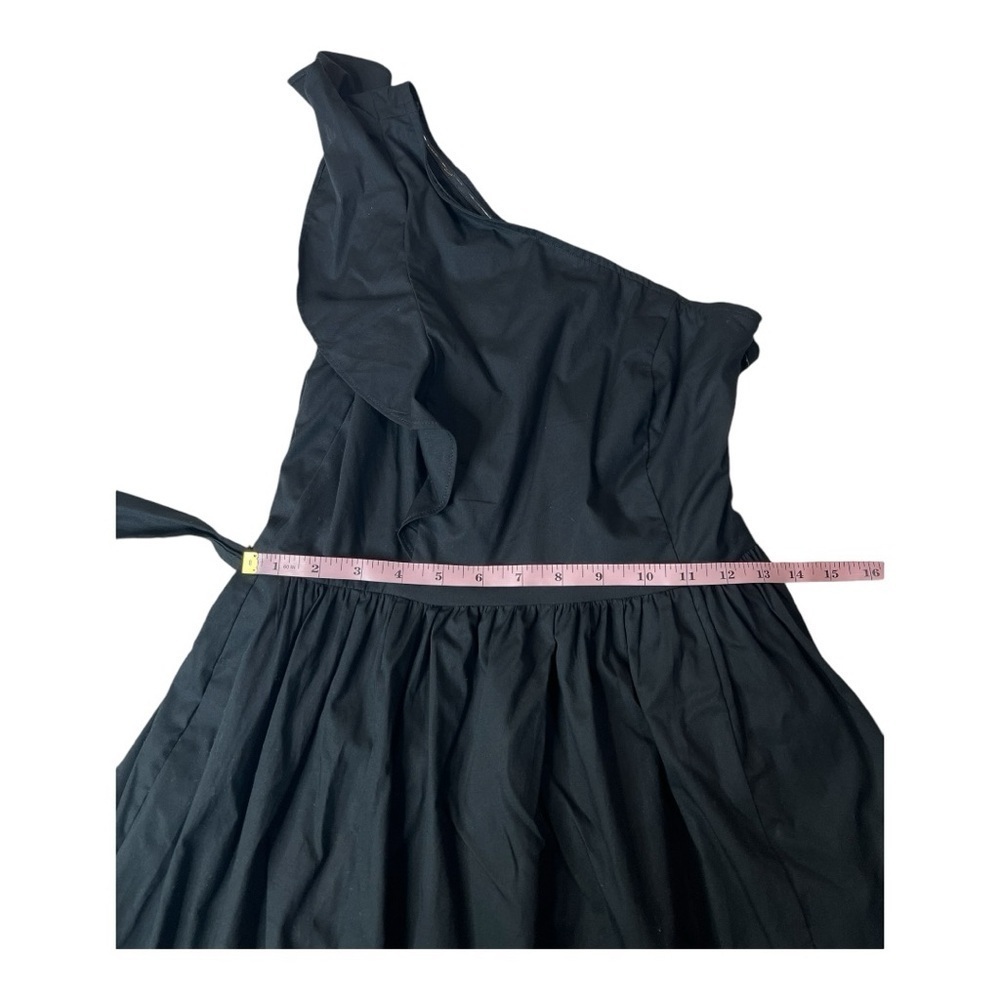 J Crew One Shoulder Cotton Tie Waist Poplin Midi Dress Size 2P & 14 Style CA430 - Picture 8 of 16